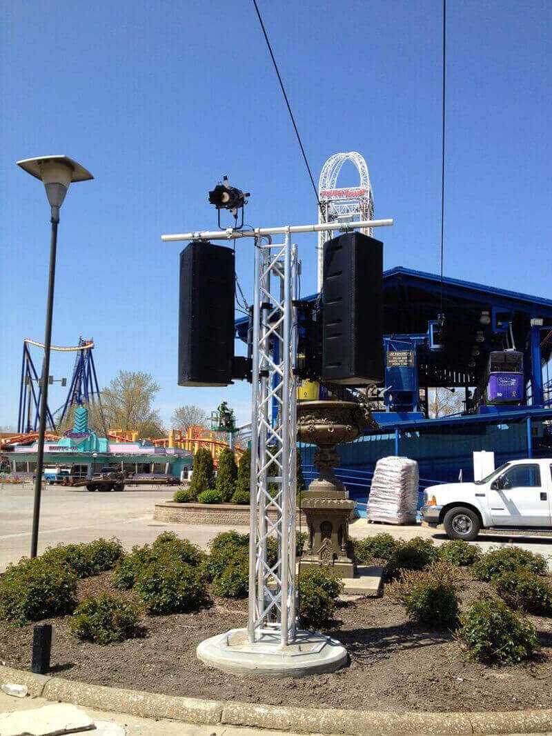 Cedarpoint Amusement Park - Audio Public Address System