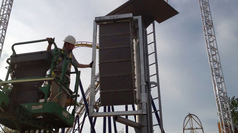 Cedarpoint Amusement Park - Sound System